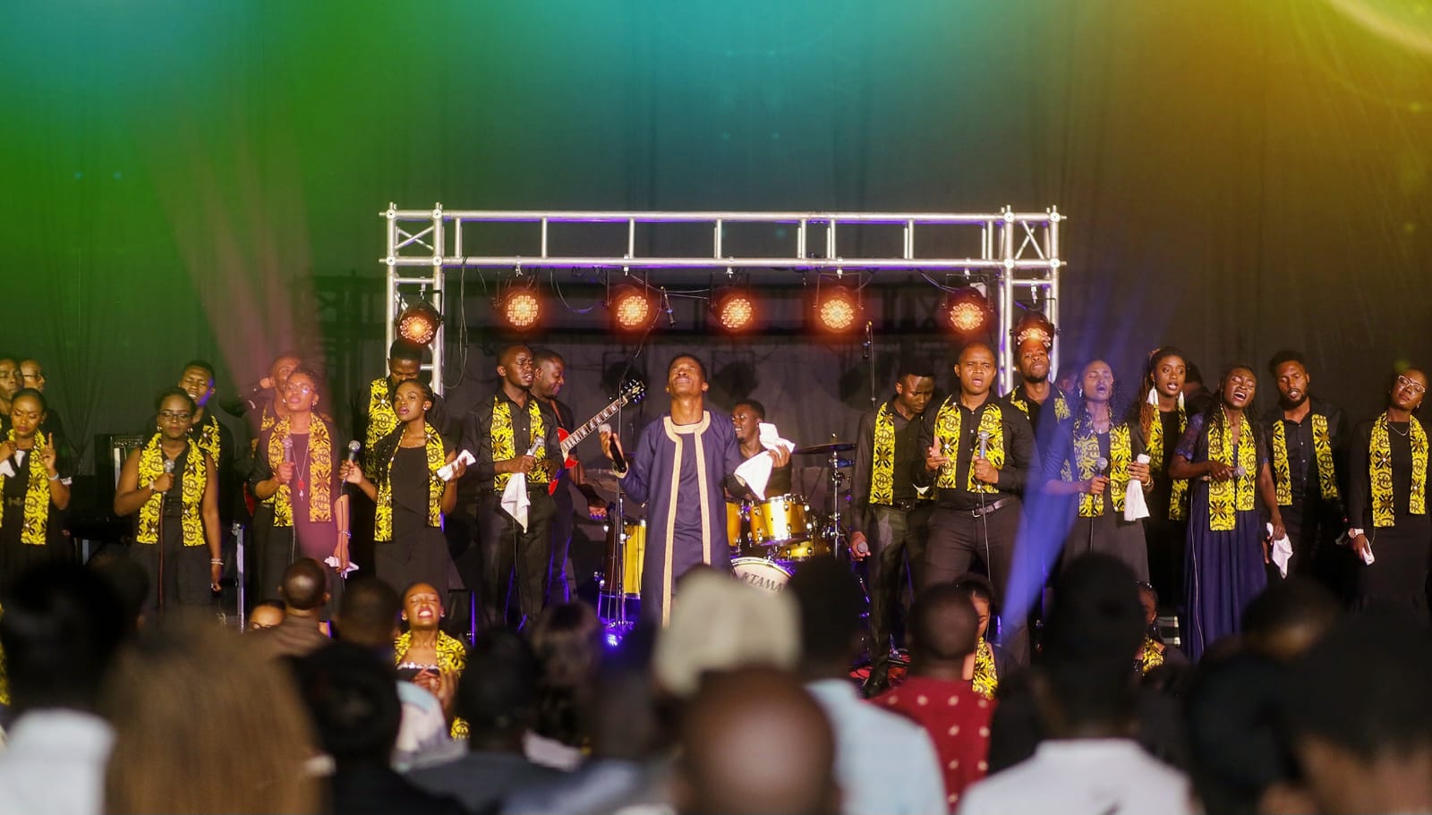The Shekinah Team leading worship